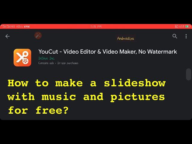 how to make a slideshow with music and pictures for free