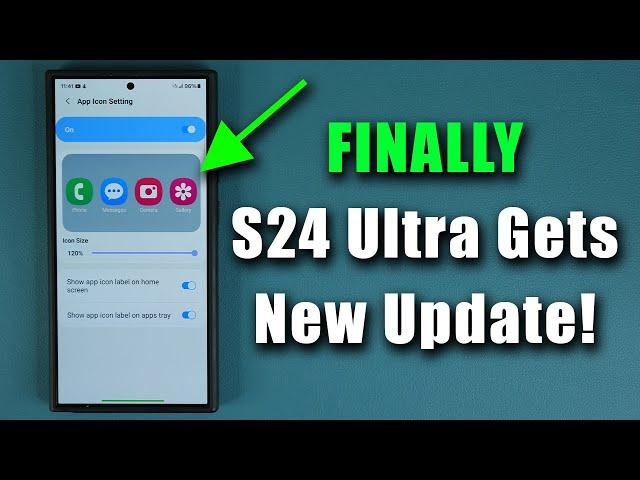 Samsung Galaxy S24 Ultra - FINALLY Gets a New Important Update! (One UI 6.1) - What's New?