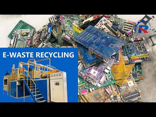 Waste circuit board recycling line（E-waste Recycling）- PCB Shredding & Separation Line
