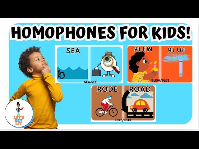 Homophones For Kids | English For Kids | What Are Homophones? Vocabulary for Kids