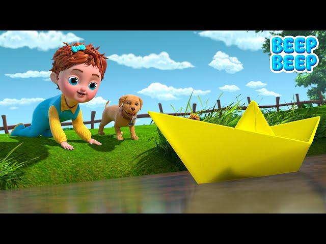 Row Row Row Your Boat + More Nursery Rhymes & Kids Songs - Beep Beep