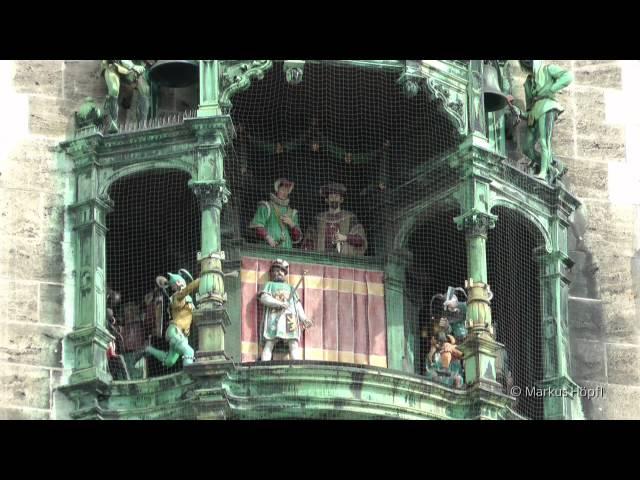 Glockenspiel München Marienplatz HD - Munich carillon HD