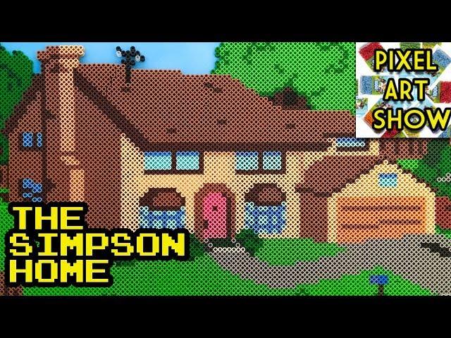 Perler Bead Simpson Home Project - Pixel Art Show