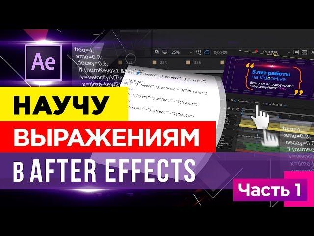  Выражения  в After Effects для шаблонов на  VideoHive  Часть 1