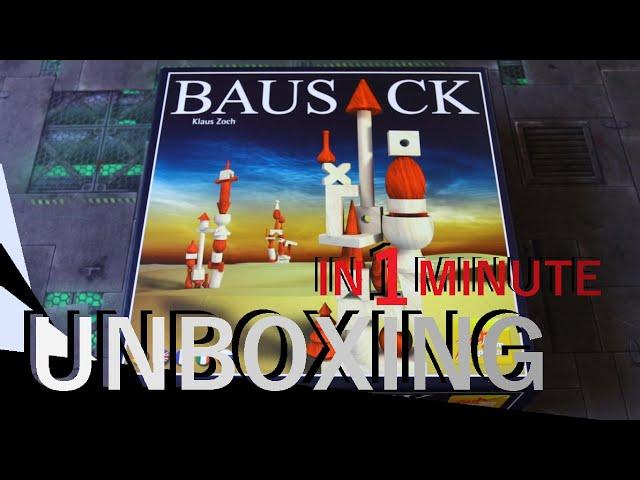 Bausack UNBOXING in 1 minute