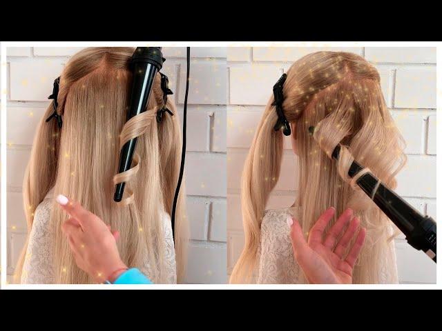 5 types of curls for a conical curling iron