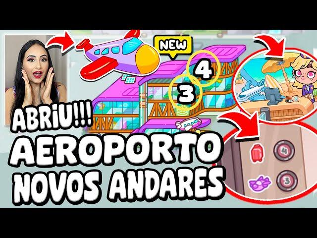  CHEGOU!!! NOVOS ANDARES 3 e 4 DO AEROPORTO COM SEGREDOS E NOVA LOJA E PACOTE NO AVATAR WORLD