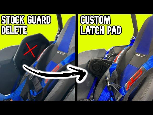 YAMAHA YXZ CUSTOM DOOR LATCH COVER | STOCK PLASTIC SEAT GUARD DELETE | CHEAP MODIFICATION | SXS