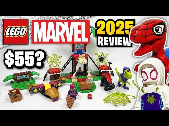 LEGO Marvel Spidey and Gobby's Raptor Battle at Tree House HQ (11200) - 2025 EARLY Set Review