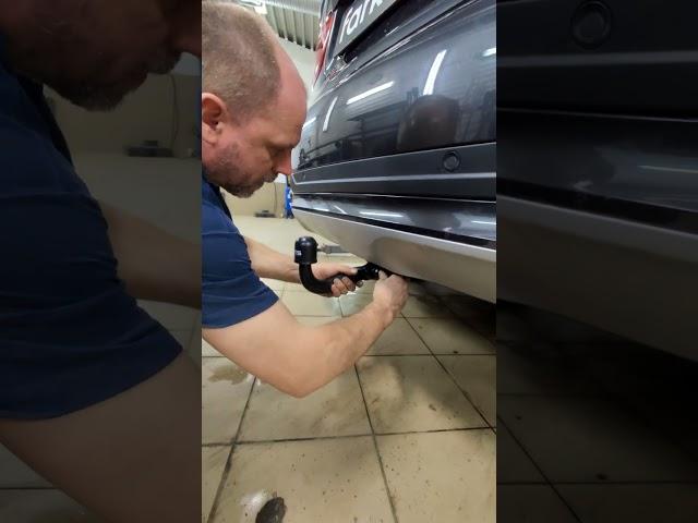 #BMW #X6 монтаж быстросъемного фаркопа Oris в Farkop.ru #shorts #фаркоп #бмв #прицеп #bmwx6 #f16