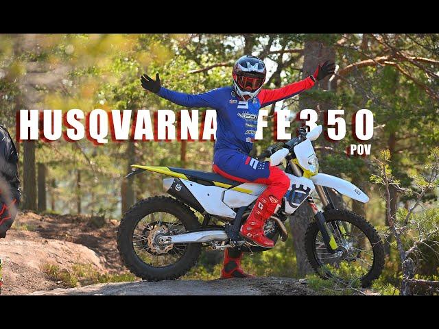 2024 HUSQVARNA FE350 - ALL NEW | POV Test Ride in Norway