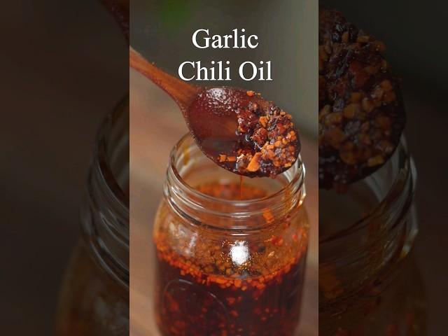 BEST GARLIC CHILI OIL EVER! #shorts