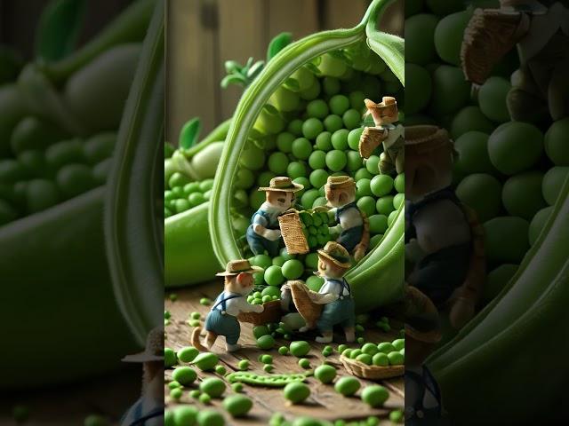  Tiny Cats Organizing a Giant Bean & Seeds! 🫘 (Cutest Hardworking Team!)