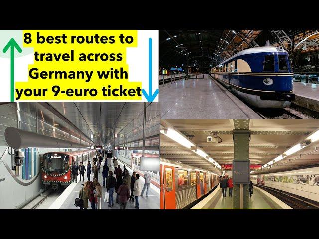 8 best routes to travel across Germany with your 9 euro ticket