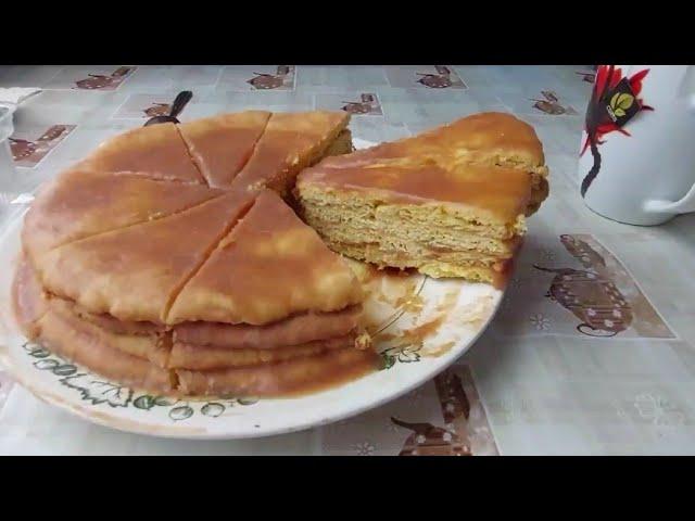 Медовый ТОРТ. Быстрый простой рецепт приготовления. Очень вкусный Торт.