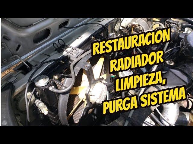 Restauracion Radiador y Purga sistema Pulito-Radiator Restoration todos los autos.