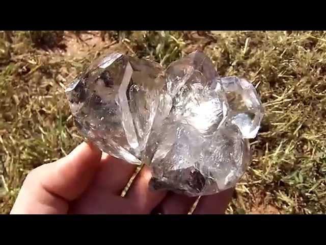 HUGE HIGH END RARE Herkimer Diamond Crystal Cluster