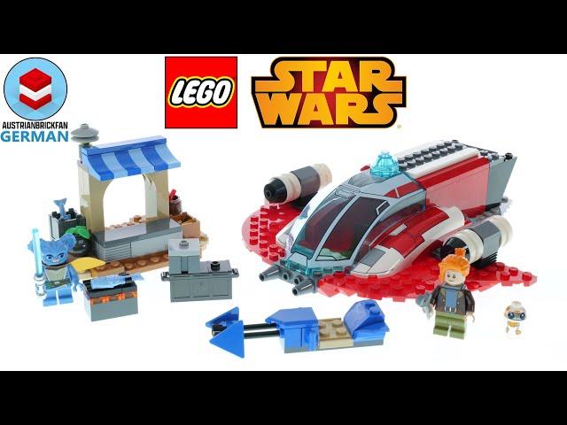 LEGO Star Wars 75384 The Crimson Firehawk Speed Build Review