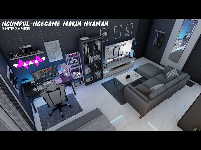 Ngumpul NgeGame Makin Nyaman | Kamar Gaming 4mx6m