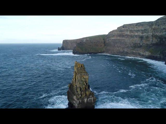 Cliffs of Moher UHD drone footage