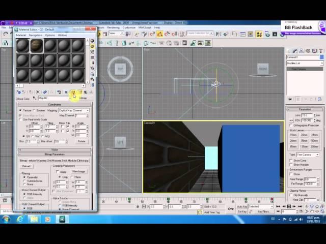 Path Constraint with free Cam Tutorial 3ds Max