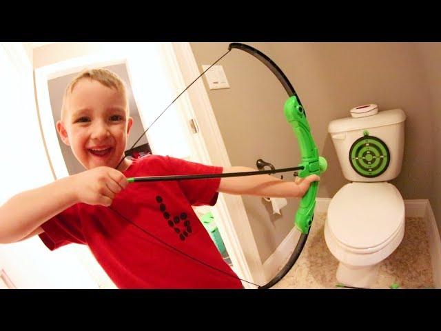 FATHER SON HOUSE BOW & ARROW!