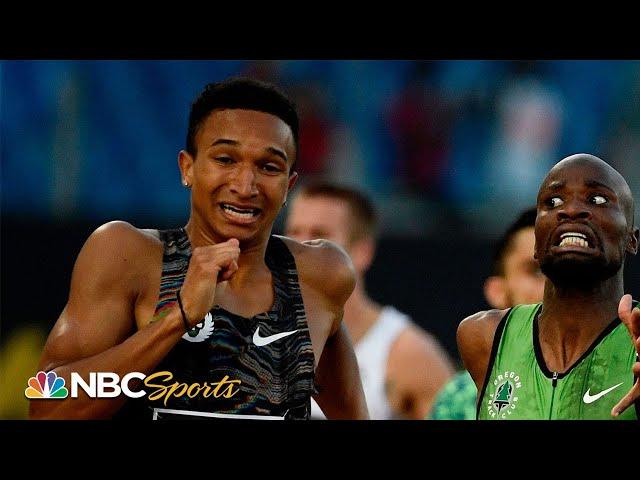 Donavan Brazier's incredible photo finish victory in 800m | NBC Sports