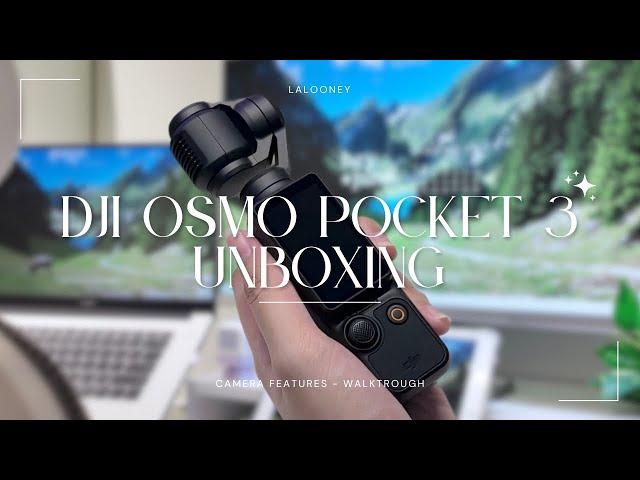 DJI Osmo Pocket 3 unboxing | my first vlogging camera 