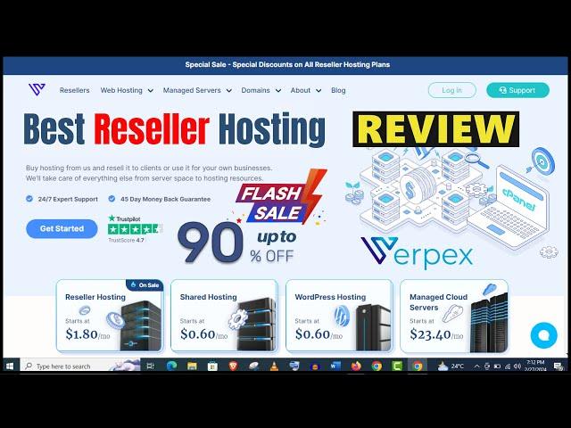 Verpex Reseller Hosting Review and Reseller Hosting Setup Tutorial 2024