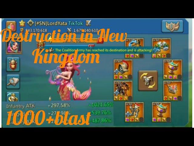 Mini Rally leader 1000+ blast VS online targets Lordsmobile