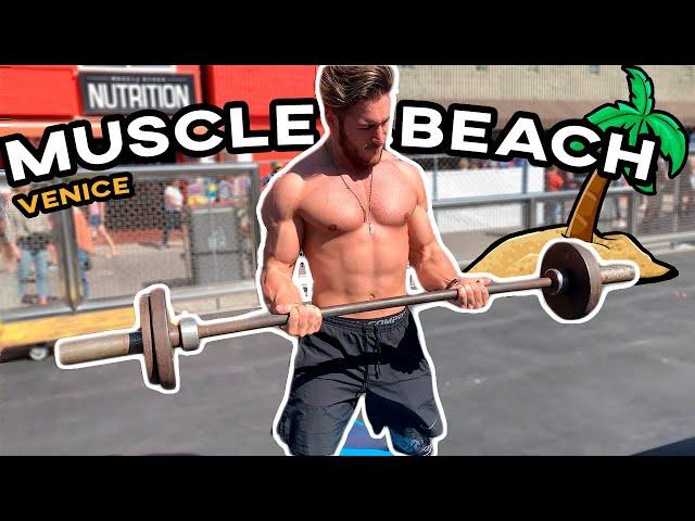 La Spiaggia Dei Grossi.. | WORKOUT a MUSCLE BEACH | Lorenzo Lari