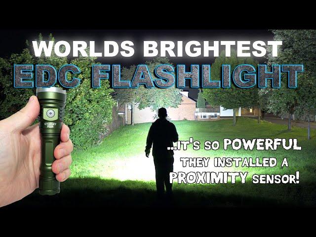 Worlds Brightest EDC flashlight!!! CYANSKY P50R - 12000 lumens - USB Type-C - proximity sensor!!!