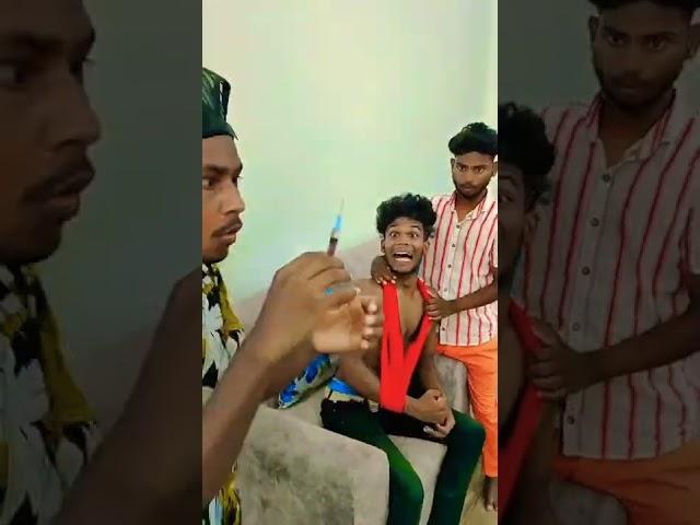 इंजेक्शन लेने से पहले रोने लगा | Suraj Rox ka #funny #shortvideo