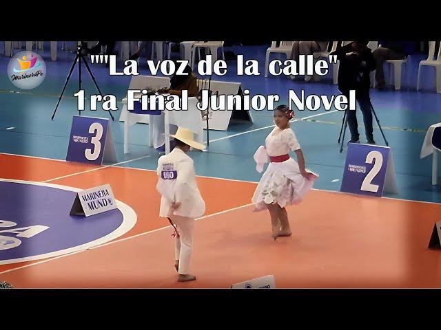 "La voz de la calle" en la 1ra Final Junior Novel | Concurso Marinera en el Mundo Miraflores 2024