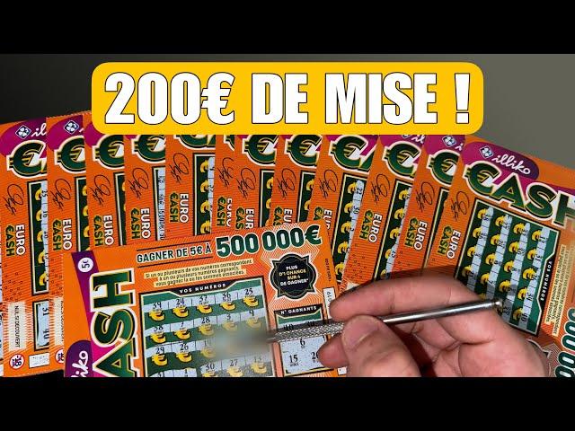 200€ DE MISE !!  TICKET CASH & MACHINE 