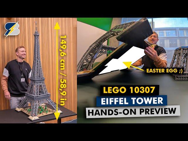 LEGO 10307 Eiffel Tower exclusive details and information from the designer