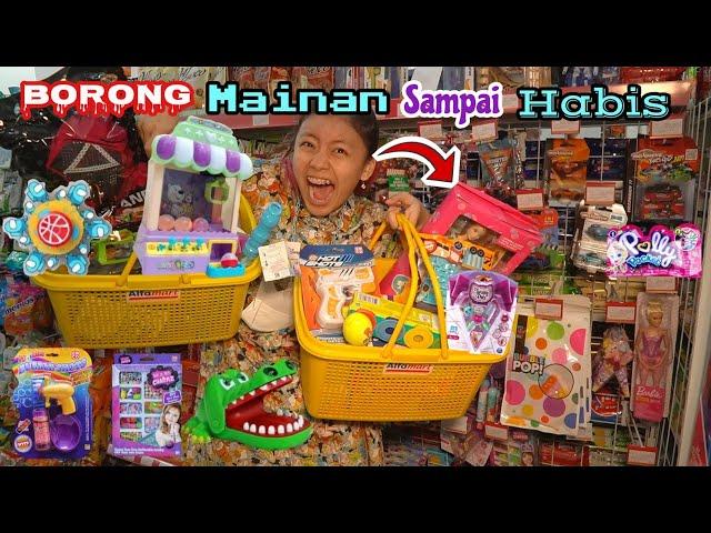 BORONG SEMUA MAINAN DI ALFAMART SAMPAI HABIS ! Mama Papa Berantam!