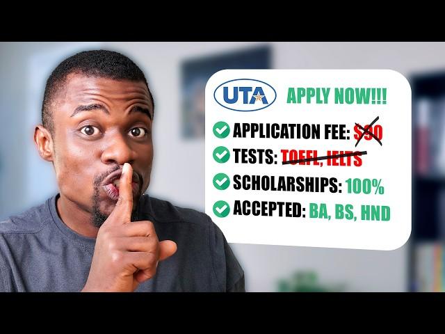 How To Get Scholarships To UTA (And Apply FREE)