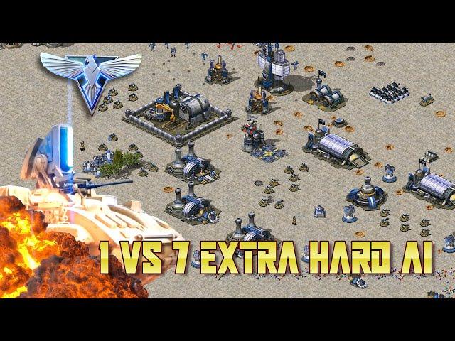 Red Alert 2 Yuri's Revenge - 1 vs 7 Extra Hard AI