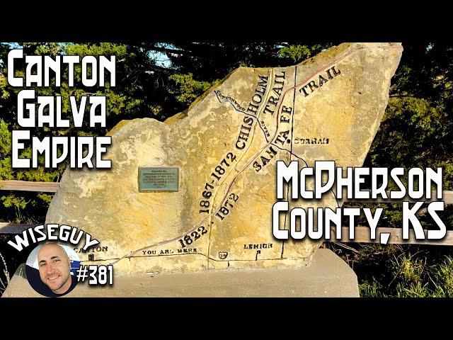 Exploring the Santa Fe Trail in McPherson County, Kansas ||| Canton, Galva, Empire Ghost Town