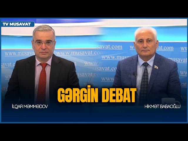 YAP DEPUTATI VƏ MÜXALİF LİDER ÜZ -ÜZƏ: GƏRGİN DEBAT - CANLI