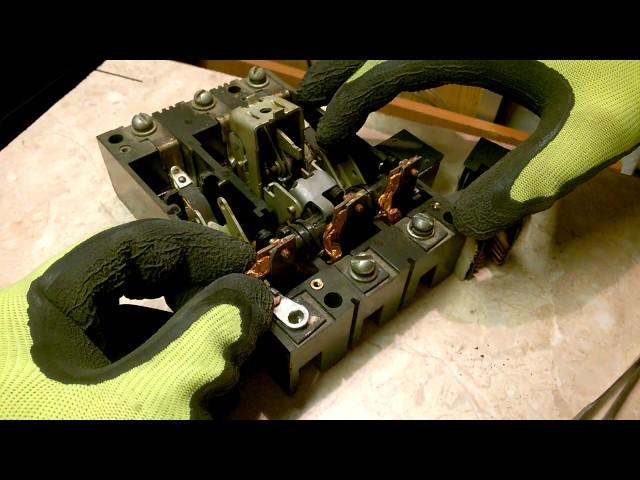 Советский автоматический выключатель. Обзор и ремонт.