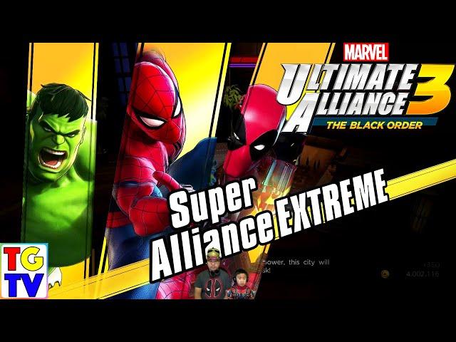 Marvel Ultimate Alliance 3  - Chapter 3-2 Spider-Man, Dead Pool, Hulk, Ironman