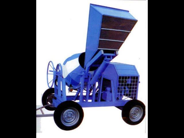 JAYEM Concrete Mixer with Hydraulic hopper and Three Bin Weighing System.