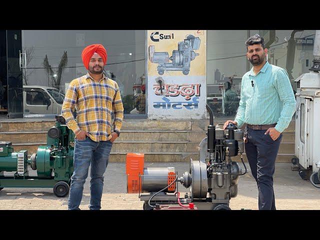 Generator 7.5kw with 10hp Aircooled diesel Engine Self Start Dispatch to Batala Gurdaspur Punjab