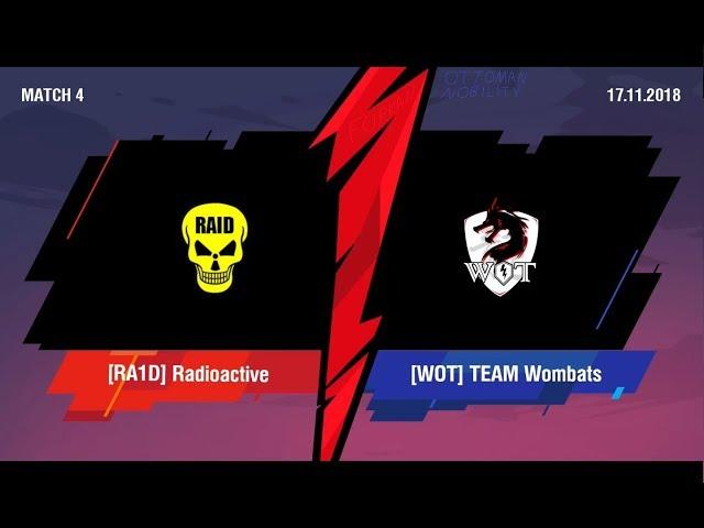 [RA1D vs WOT] WoT Blitz Twister Cup 2018 Finals (Radioactive vs TEAM Wombats)