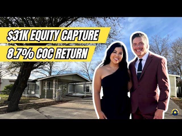 Nick & Lupita | Single Family Rental ~ $31,243 Equity Capture & $317 Cash Flow / Month!