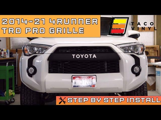 2014-2021 4Runner Pro Grille Install