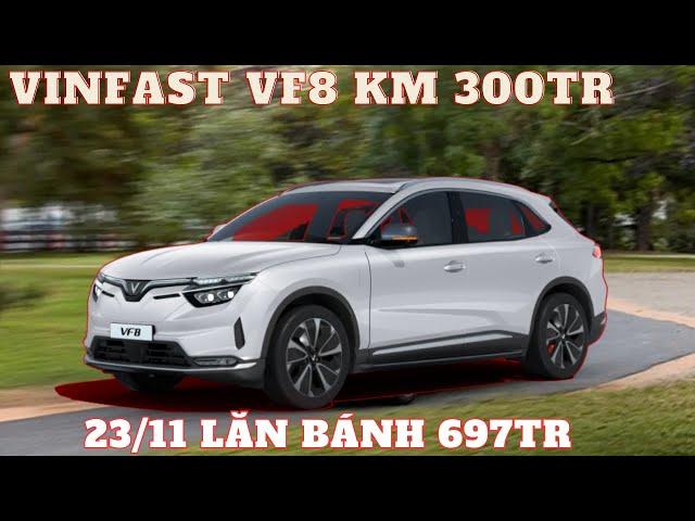 Vinfast VF8 GIẢM CỰC SỐC gần 300tr, lăn bánh chỉ cần hơn 200 |Xe360