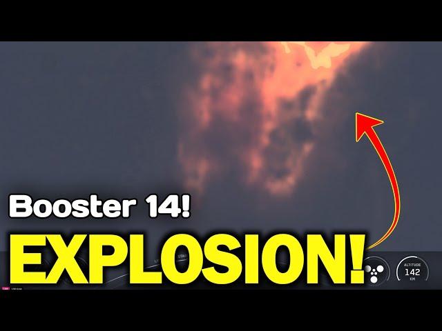 SpaceX Starship Flight 9 Booster 14 BIG EXPLOSION Landing FOOTAGE REVEALED!